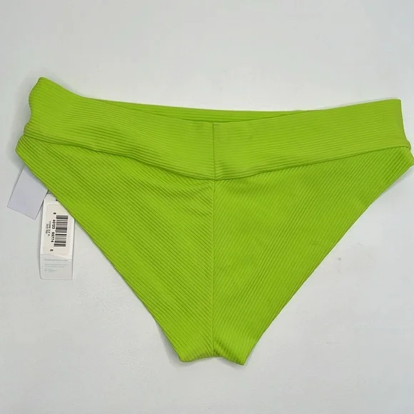 NWT Frankie’s Bikinis Gavin Ribbed bikini set XL neon green - Picture 14 of 16